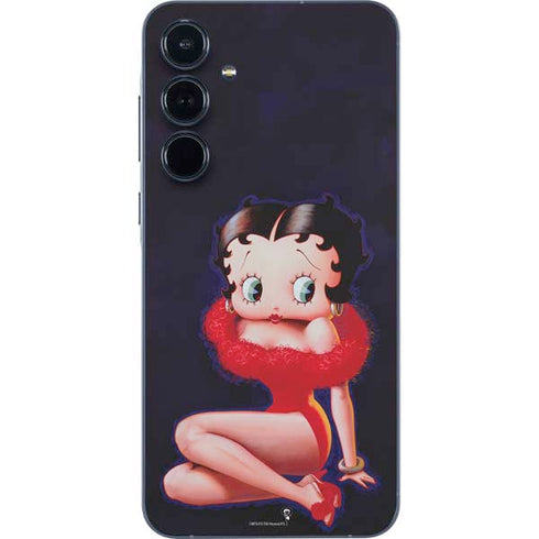 Betty Boop Red Dress Galaxy A35 5G Skin