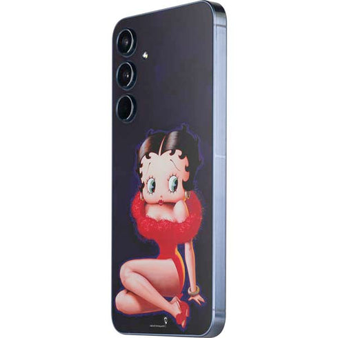 Betty Boop Red Dress Galaxy A55 5G Skin