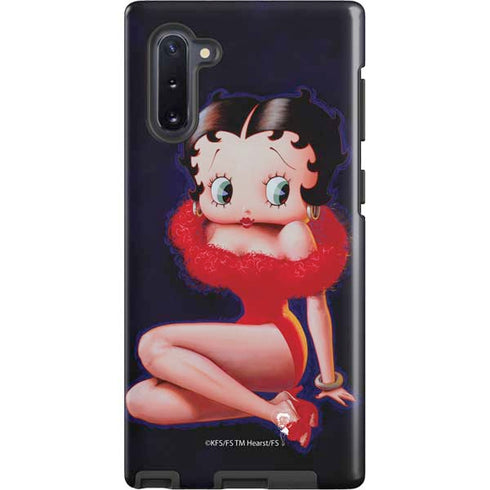 Betty Boop Red Dress Galaxy Cases