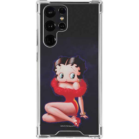 Betty Boop Red Dress Galaxy S23 Ultra Clear Case