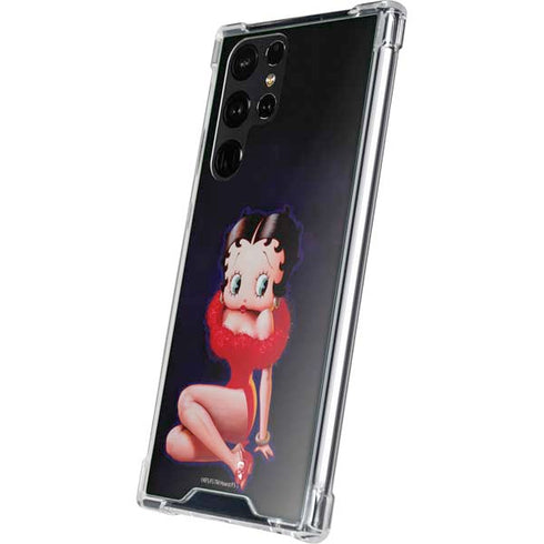 Betty Boop Red Dress Galaxy S23 Ultra Clear Case