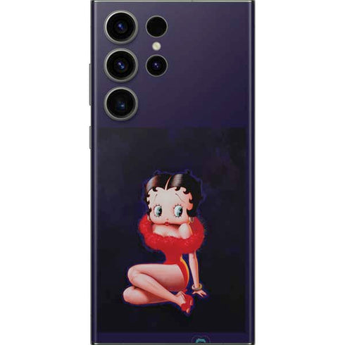 Betty Boop Red Dress Galaxy Skins