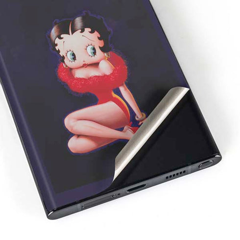 Betty Boop Red Dress Galaxy Skins