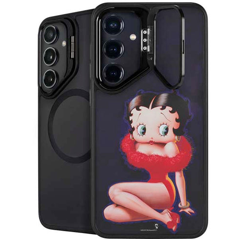 Betty Boop Red Dress Galaxy S24 FE Kickstand Case