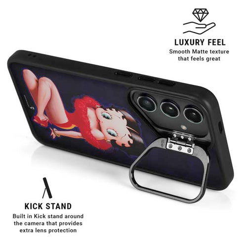 Betty Boop Red Dress Galaxy S24 FE Kickstand Case