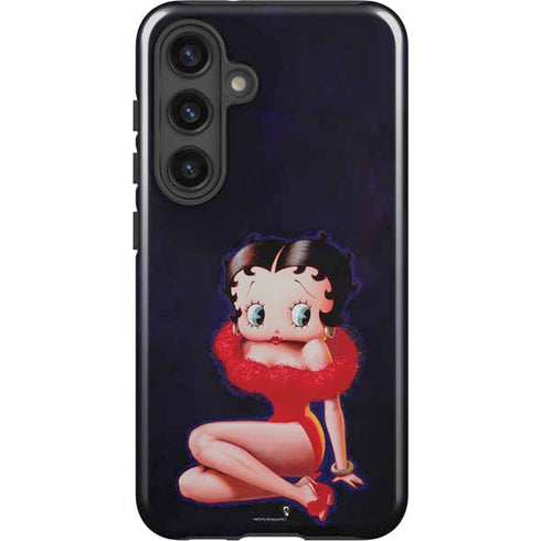Betty Boop Red Dress Galaxy S25 Plus Impact Case