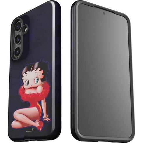 Betty Boop Red Dress Galaxy S25 Plus Impact Case