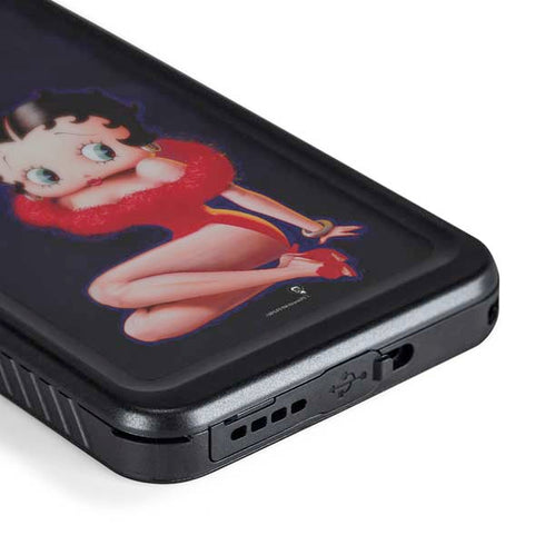 Betty Boop Red Dress Galaxy S24 Plus Waterproof Case