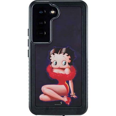 Betty Boop Red Dress Galaxy S24 Waterproof Case