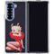 Betty Boop Red Dress Galaxy Z Fold6 Clear Case