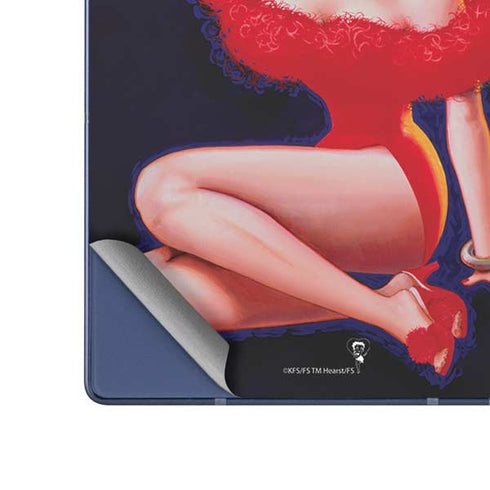 Betty Boop Red Dress Galaxy Z Fold6 Skin