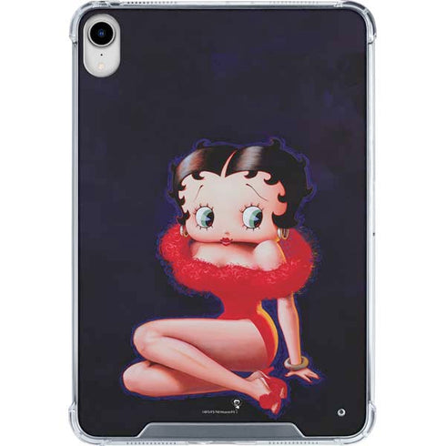 Betty Boop Red Dress iPad 11th Gen (2025) Clear Case