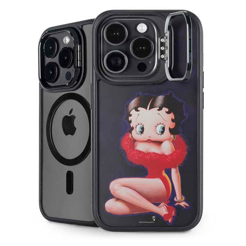 Betty Boop Red Dress iPhone 14 Pro Kickstand Case