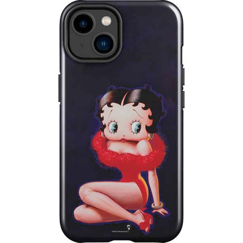 Betty Boop Red Dress iPhone 15 Impact Case