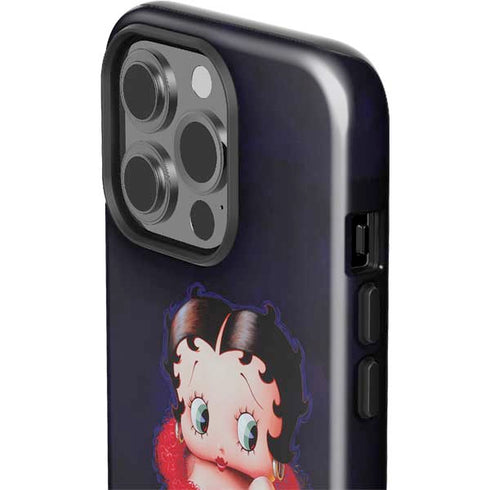 Betty Boop Red Dress iPhone 15 Pro Impact Case