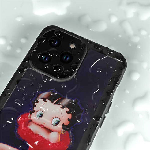Betty Boop Red Dress iPhone 15 Pro Waterproof Case