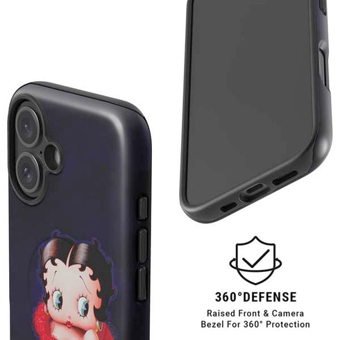 Betty Boop Red Dress iPhone 16 Magsafe Impact Case
