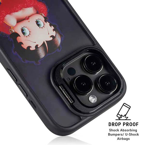 Betty Boop Red Dress iPhone 16 Pro Kickstand Case