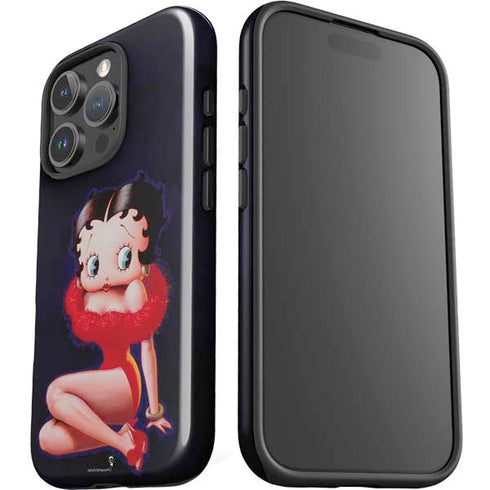 Betty Boop Red Dress iPhone 16 Pro Max Impact Case
