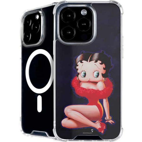 Betty Boop Red Dress iPhone 16 Pro Max MagSafe Case