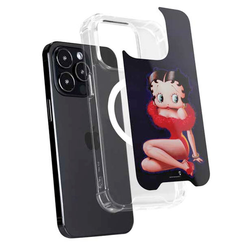 Betty Boop Red Dress iPhone 16 Pro Max MagSafe Case