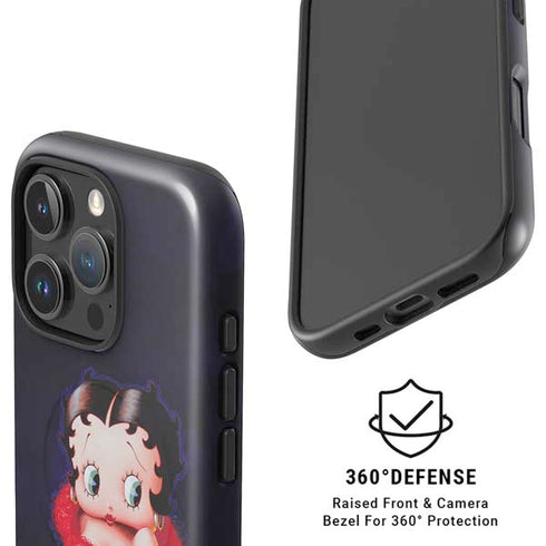Betty Boop Red Dress iPhone 16 Pro Max Magsafe Impact Case
