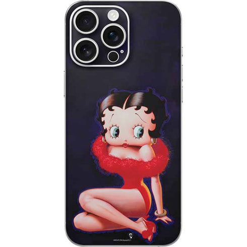 Betty Boop Red Dress iPhone 16 Pro Max Skin