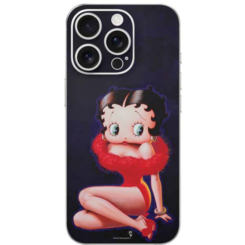 Betty Boop Red Dress iPhone 16 Pro Skin