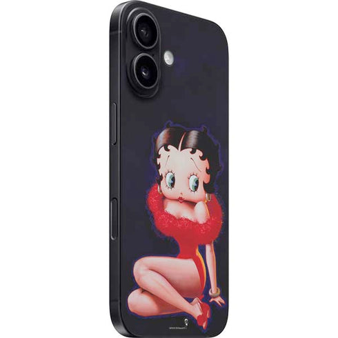 Betty Boop Red Dress iPhone 16 Skin