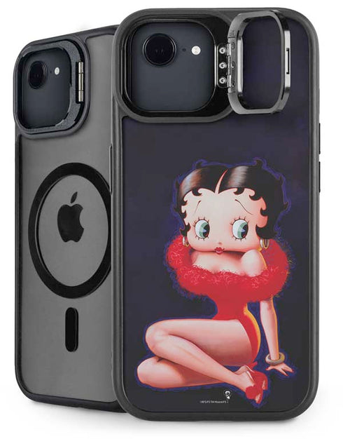 Betty Boop Red Dress iPhone 16e Kickstand Case