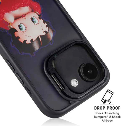 Betty Boop Red Dress iPhone 16e Kickstand Case