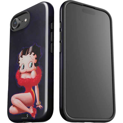 Betty Boop Red Dress iPhone 16e Impact Case