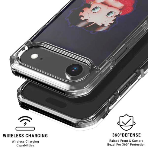 Betty Boop Red Dress iPhone 17 Air Clear Case
