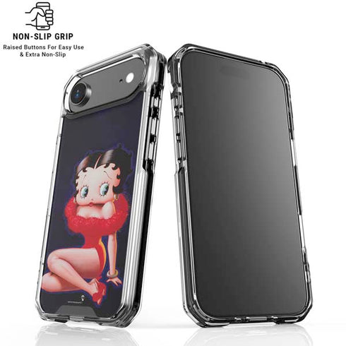Betty Boop Red Dress iPhone 17 Air Clear Case
