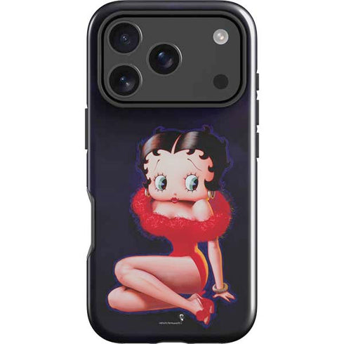 Betty Boop Red Dress iPhone 17 Pro Impact Case