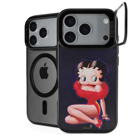Betty Boop Red Dress iPhone 18 Pro Kickstand Case