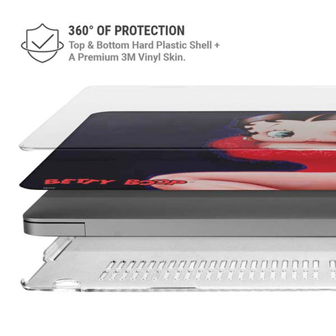 Betty Boop Red Dress MacBook Pro 14in (2021-24) Case plus Skin
