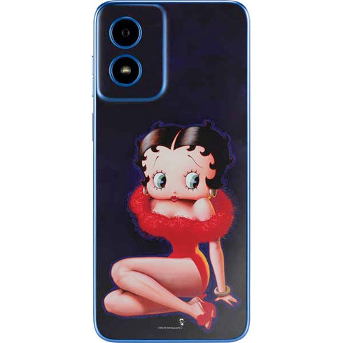 Betty Boop Red Dress Moto G Play 4G (2024) Skin
