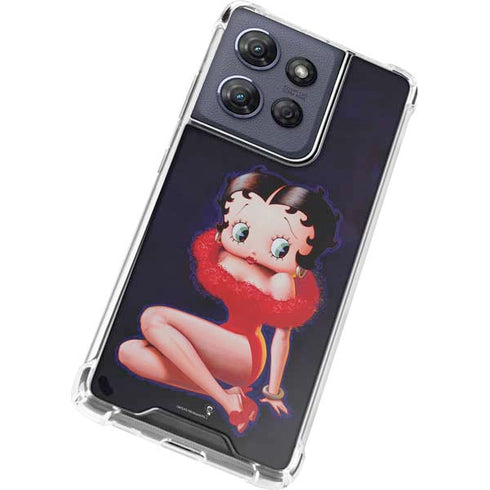 Betty Boop Red Dress Moto G Play 5G (2025) Clear Case