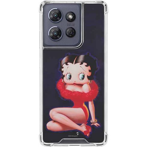 Betty Boop Red Dress Moto G Stylus 5G (2025) Clear Case