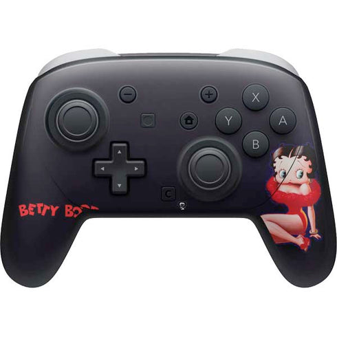 Betty Boop Red Dress Nintendo Switch 2 (2025) Pro Controller Skin