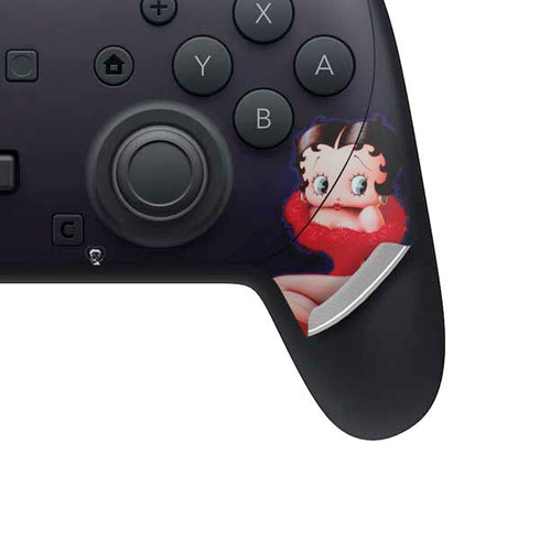 Betty Boop Red Dress Nintendo Switch 2 (2025) Pro Controller Skin