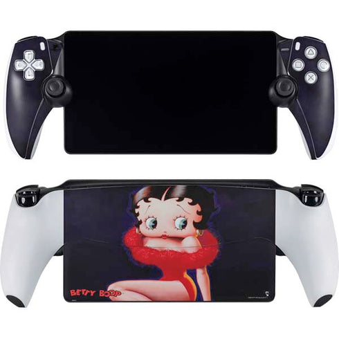 Betty Boop Red Dress PlayStation PS5 Skins