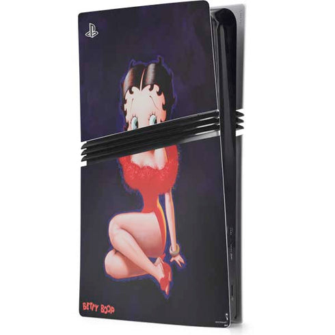 Betty Boop Red Dress PlayStation PS5 Skins