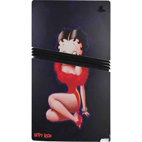 Betty Boop Red Dress PS5 Pro Console Skin