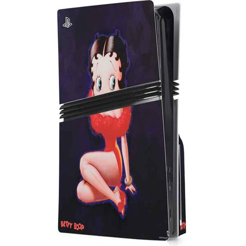 Betty Boop Red Dress PlayStation PS5 Skins