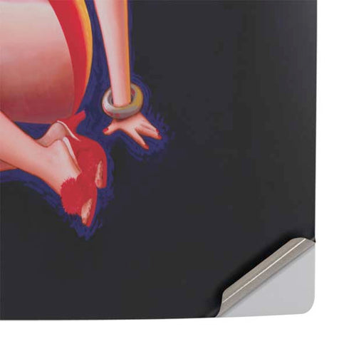 Betty Boop Red Dress PS5 Slim Digital Edition Console Skin
