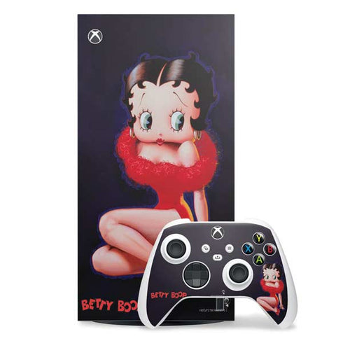 Betty Boop Red Dress Xbox Series X Skins