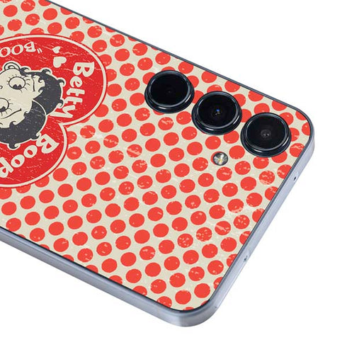 Betty Boop Red Heart Galaxy A35 5G Skin