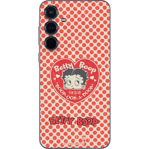 Betty Boop Red Heart Galaxy A55 5G Skin